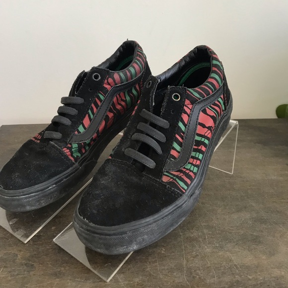 kids multi color vans